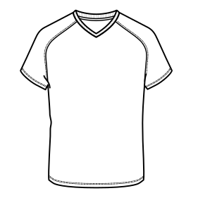 Fashion sewing patterns for MEN T-Shirts Football T-Shirt 7390